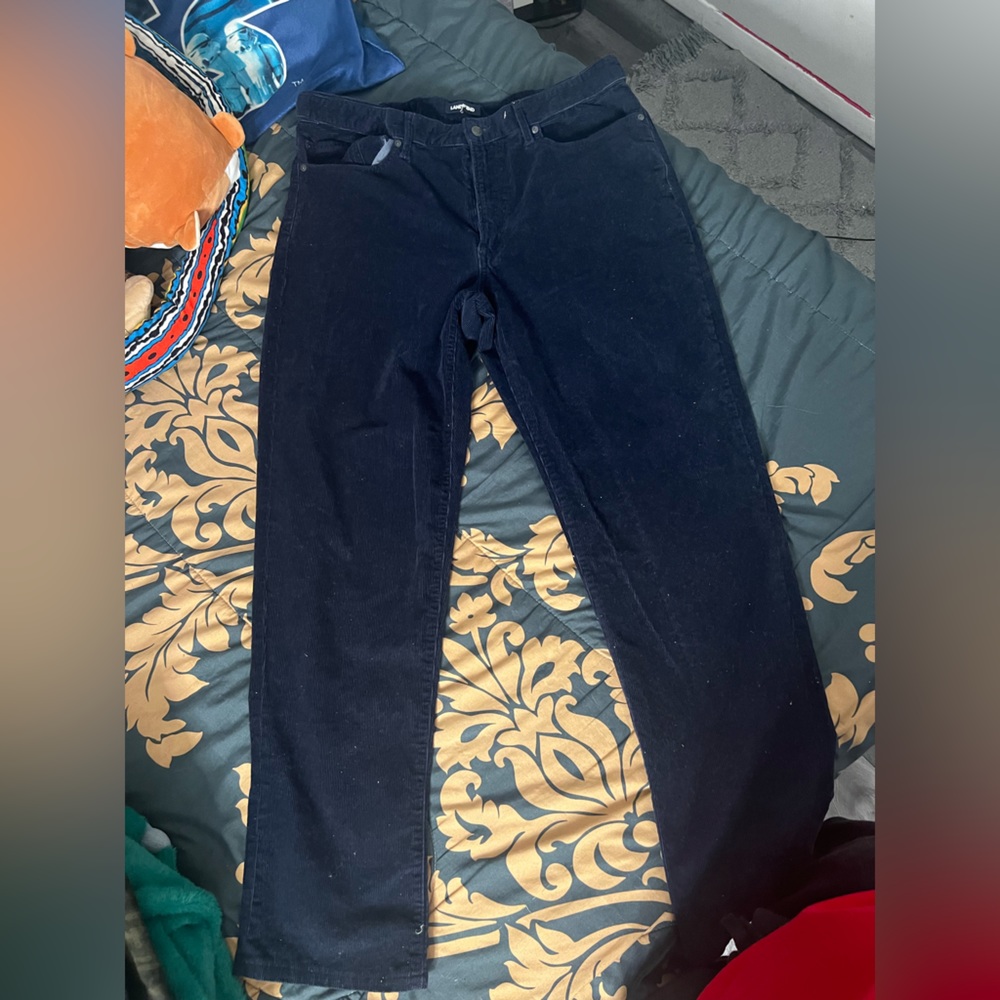 navy blue Corduroy pants